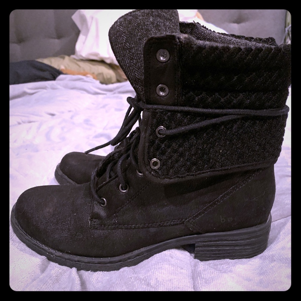 BOC Black Combat Boots